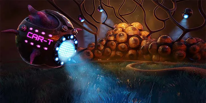 CART cell conducting immune surveillance near a tumor